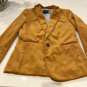 J. crew excellent condition velvet gold blazer size 2